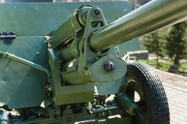 istock trunk of large artillery shell close-up 944766368