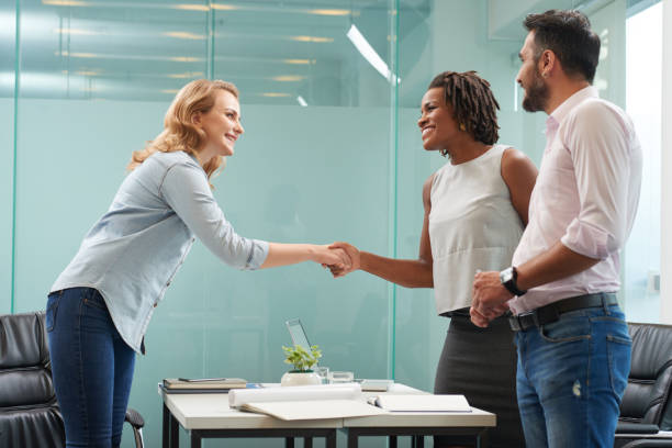 istock Conducting Negotiations with Business Partner 944768766