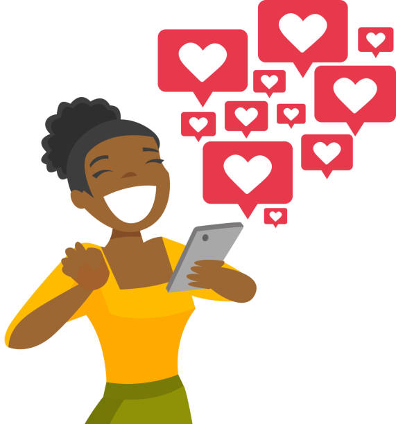 istock African-american woman getting social media likes 944773582