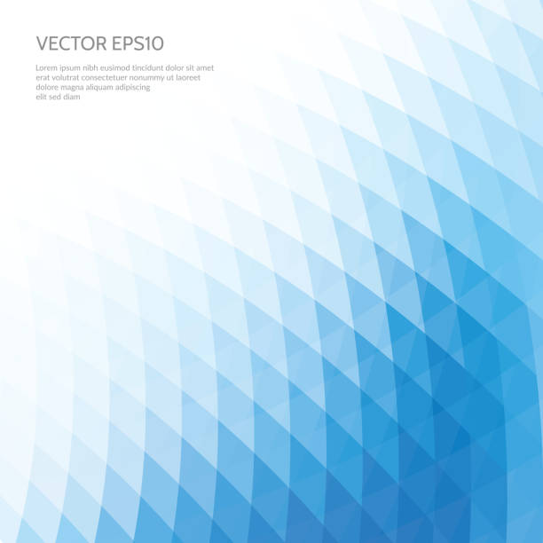 istock Abstract background of triangles. Gentle shades of blue. 944794014