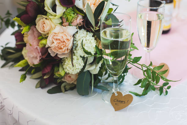 istock Champagne and Flowers 944795700