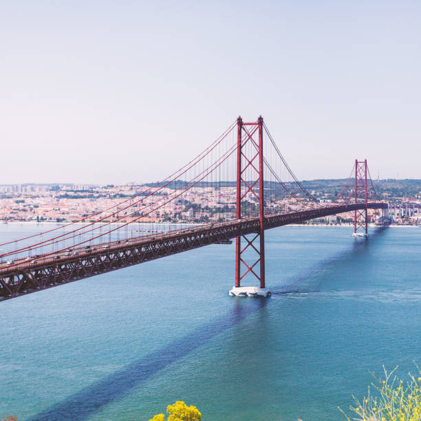 istock 25th of April Bridge in Lisbon. Panorama 944803816