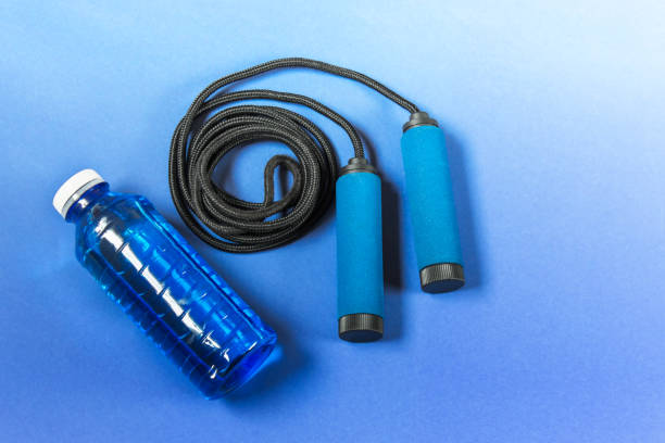 istock Jump rope and water bottle 944826890