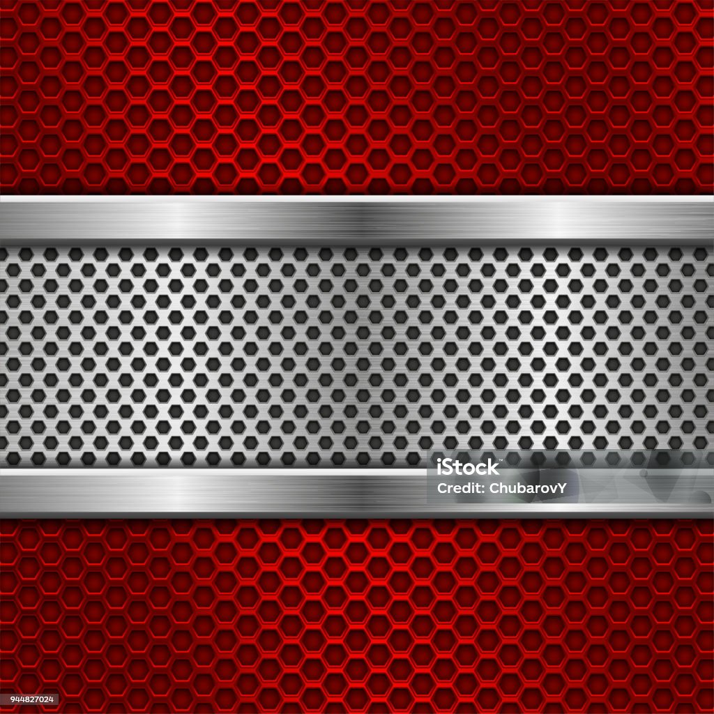 赤穴あき金属多孔板テクスチャ - イラスト素材...
