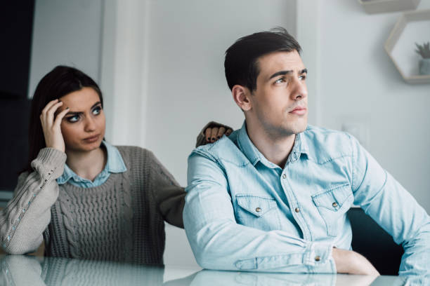 istock Young couple in quarrel 944831456