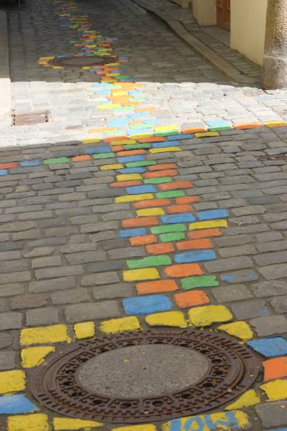 istock Artist Walkway in German town 944838106