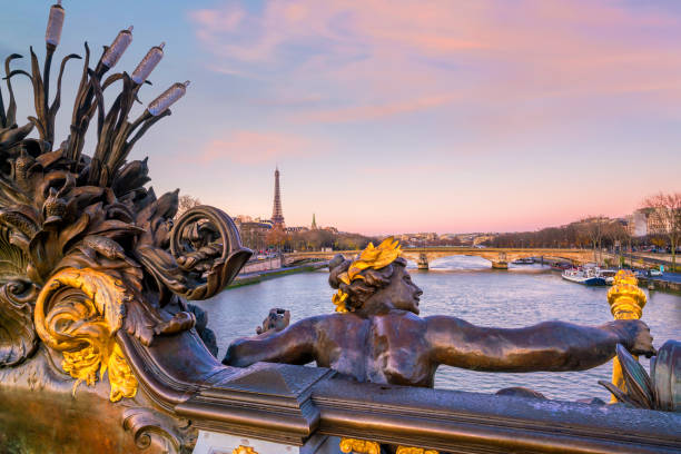 istock The Alexander III Bridge across Seine river in Paris 944842040