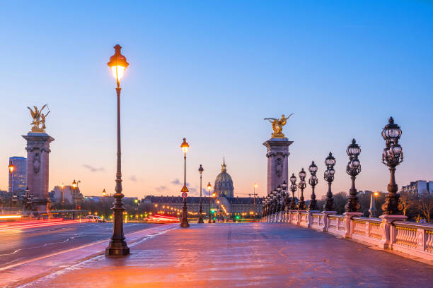 istock The Alexander III Bridge across Seine river in Paris 944842074