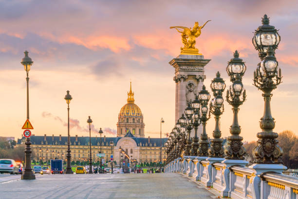 istock The Alexander III Bridge across Seine river in Paris 944842096