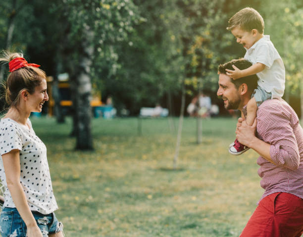 istock Happy family in the park 944847190