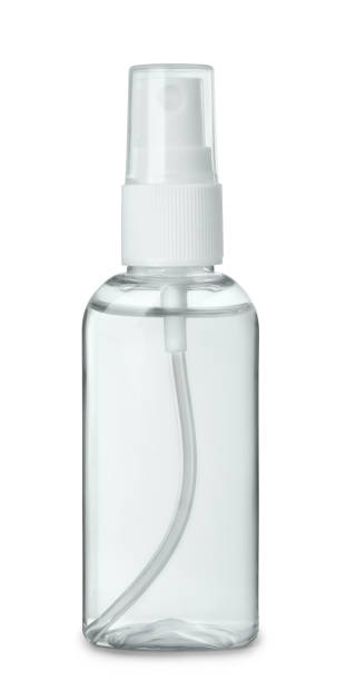 vaporisateur de parfum en plastique - liquid soap beauty and health isolated on white isolated photos et images de collection