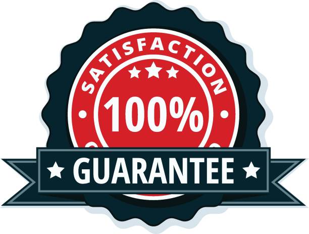 ilustraciones, imágenes clip art, dibujos animados e iconos de stock de ilustración de 100% satisfacción garantizada - satisfaction guaranteed