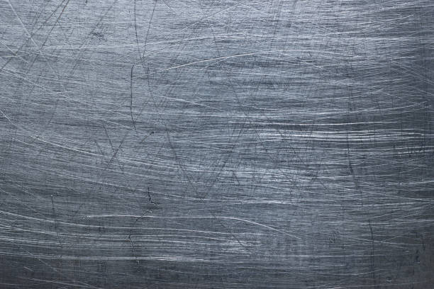 istock Dark metallic background, steel texture blackened patina 944860976