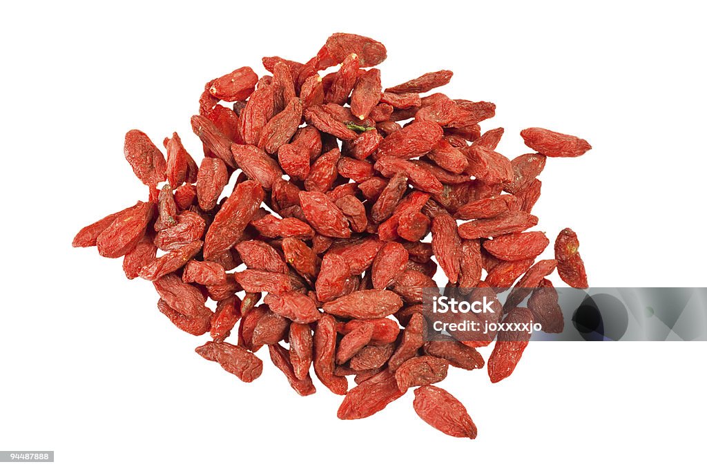 Chino tradicional de la medicina-Goji bayas - Foto de stock de Alimentos deshidratados libre de derechos