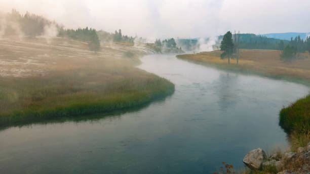 istock Yellowstone National Park Firehole River Morning Steam 944885202