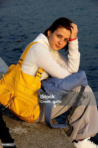 Waiting For Travel Stock Photo - Download Image Now - Cargo Pants, Education, School Building