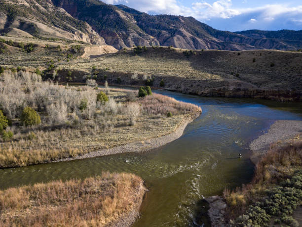istock Flyfishing Colorado River at Sunset 944886570
