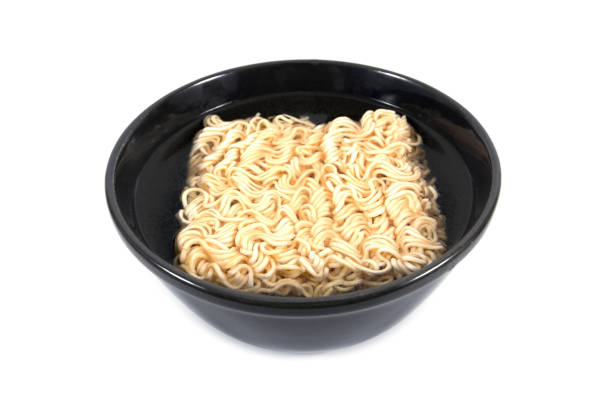 istock Intant noodles in bowl isolated on white background 944911266