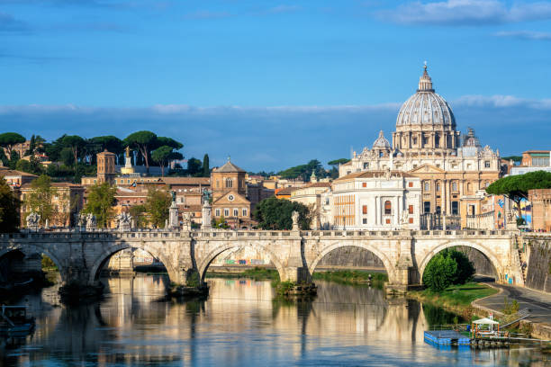 istock Rome Skyline with St Peter Basilica of Vatican 944920034