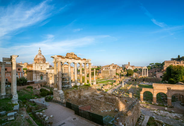istock Roman Forum in Rome , Italy 944920176
