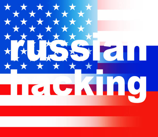 istock Russian Hacking On Usa Russia Flags 3d Illustration 944933768