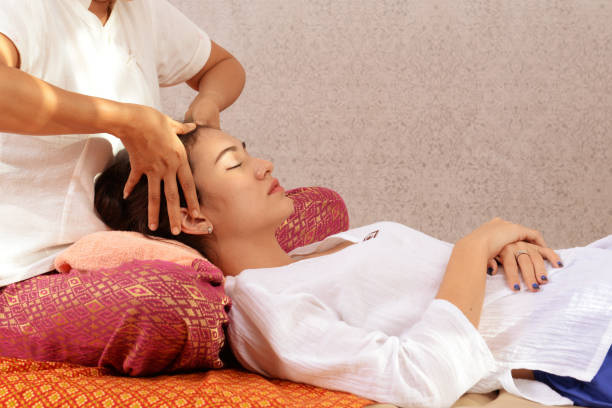 istock Spa and massage : Thai massage and spa for healing and relaxation 944949666