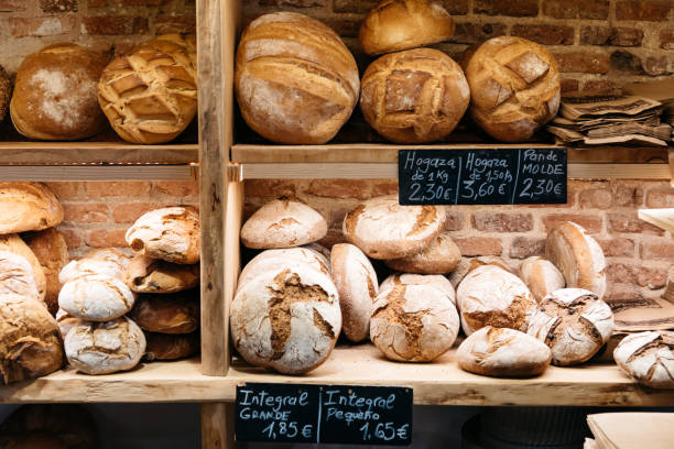 istock Loafs of Bread in bakery 944953526