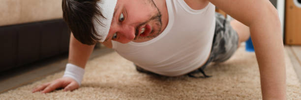 istock A young handsome man with excess weight 944957806