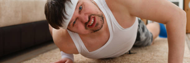 istock A young handsome man with excess weight 944957812