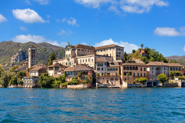 istock San Giulio island on Lake Orta in Italy. 944961582