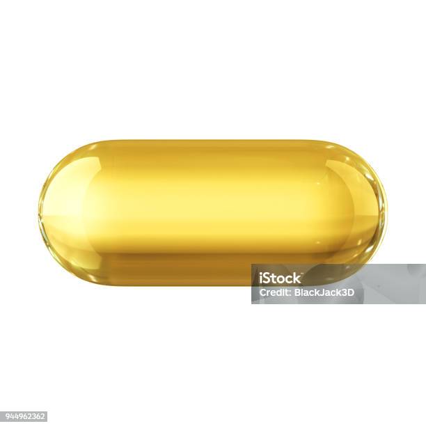 Oil Capsule Stock Photo - Download Image Now - Capsule - Medicine, Pill, Cut Out