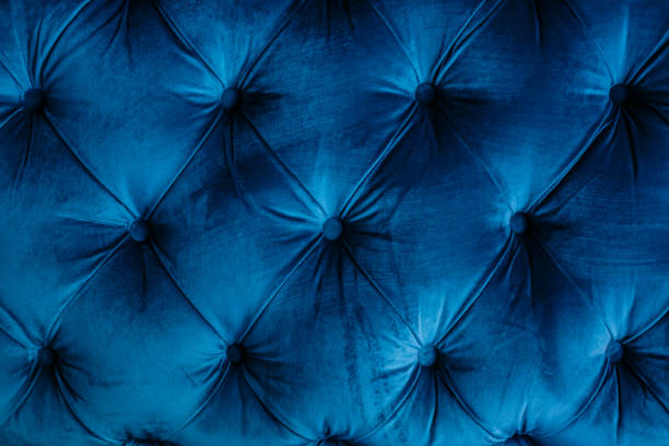 istock Velvet couch background texture with sunken buttons 944966048