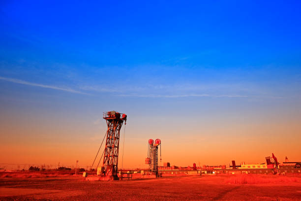 istock The oil pump, industrial equipment 944968180