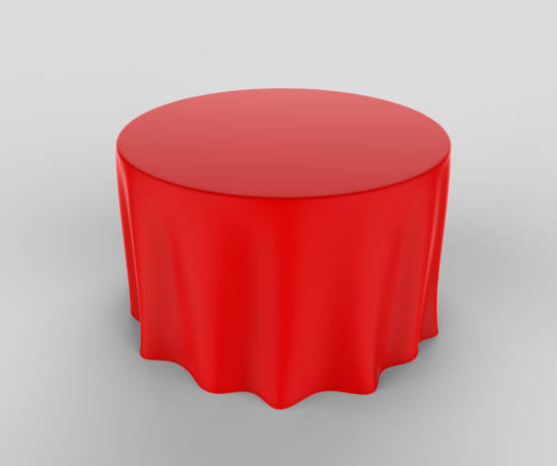 istock Trade show exhibition advertising runner table adjustable cloth  Banner or Table cover. 3d render illustration. 944974440