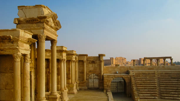 istock View to Palmyra theatre at Tadmor, Syria 944975716