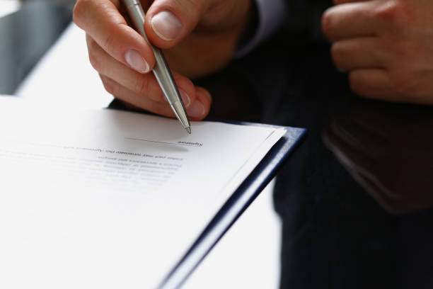 istock Male arm in suit and tie fill form clipped 944975866