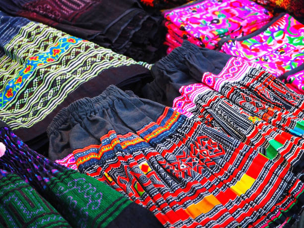 istock Colorful Handmade Tribal Clothes 944983446