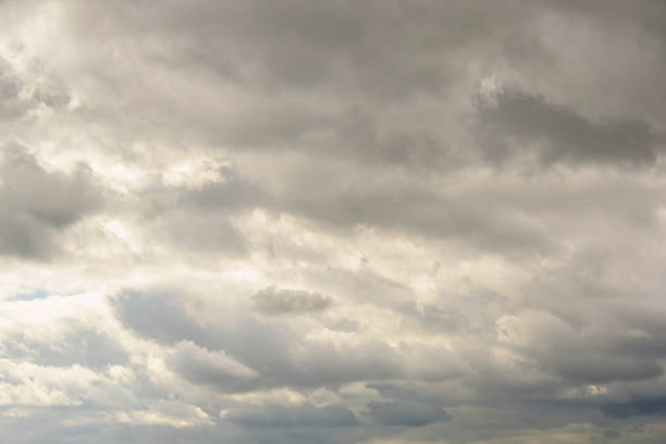 istock Gray storm clouds before rain in autumn. 944983780