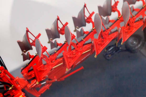 istock Agricultural machinery in agricultural fair 944987580