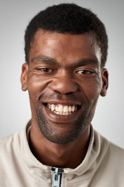 istock Studio portrait of African man smiling happily 944987692