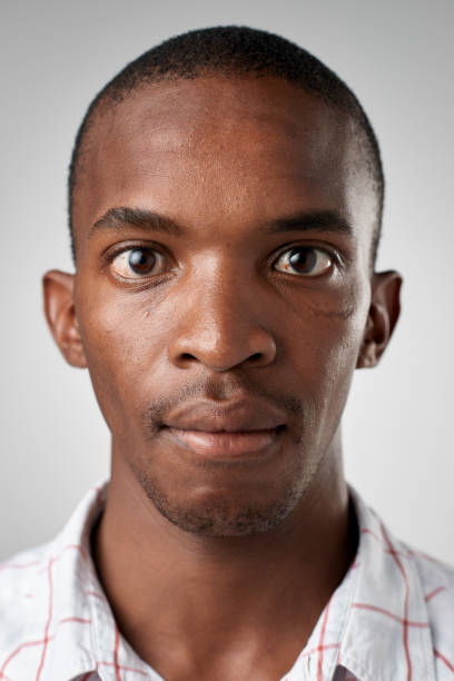 istock Studio ID portrait of African man with no expression 944989952