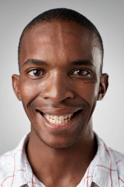 istock Studio portrait of African man smiling 944989956
