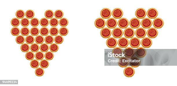 Hearts Cookieфайлы — стоковые фотографии и другие картинки Без людей - Без людей, Белый, Вредное питание