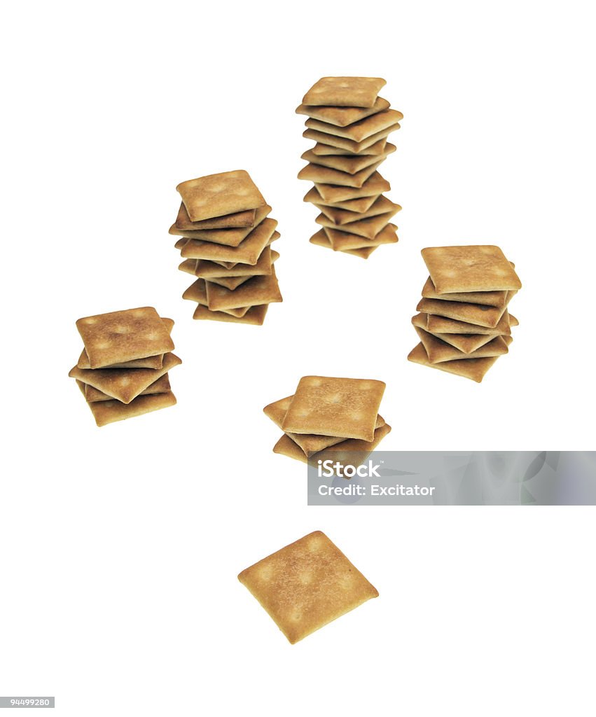 Columns of crackers  Abstract Stock Photo