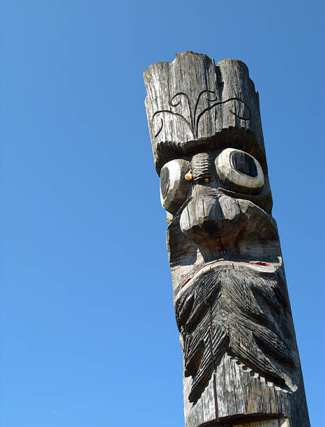istock Wooden idol - Jangseung 94499583
