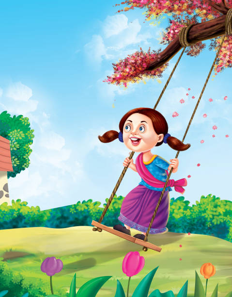 nursery rhymes vector art illustration