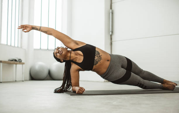 istock She stays fit because she stretches 944996106