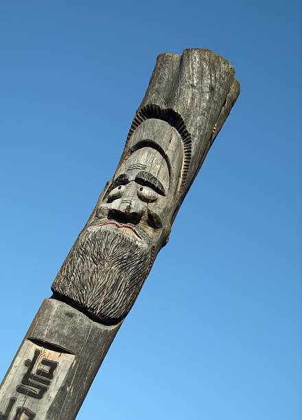 istock Wooden idol - Jangseung 94499726