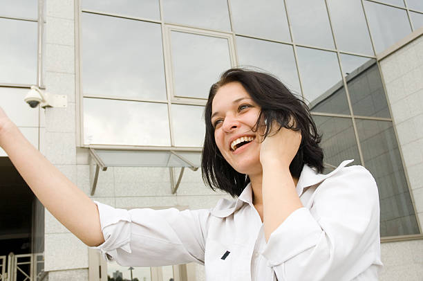 istock Happy business woman 94500135