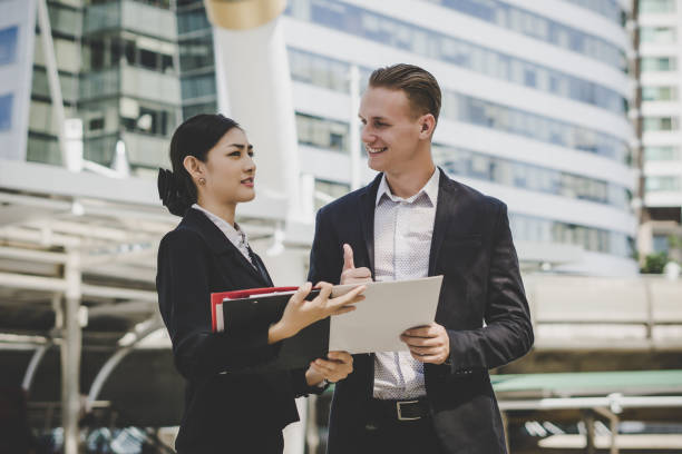 istock Business people discussion about work together. 945026020